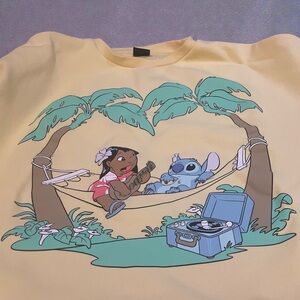 Disney Lilo & Stitch Yellow Sweatshirt